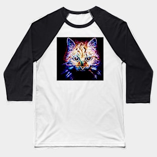 Staring Cat Baseball T-Shirt